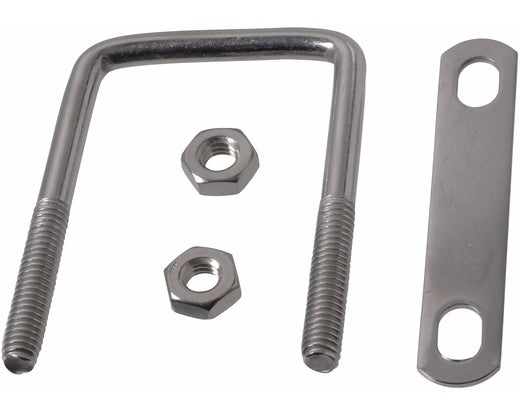 Buildex Square U Bolt, Stainless Steel, For All Weather, 3 x 2-in