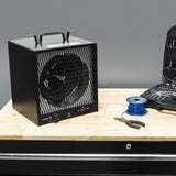 240v Portable Electric Garage Heater, Industrial Strength with Internal Thermostat and Carrying Handle, Heats 600 sq. ft. with 6-30R Plug, Perfect for Garages, Workshops and More image 2
