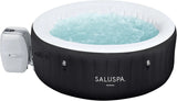 Inflatable Hot Tub Spa (71" x 26") | Portable Hot Tub with 2 Covers (1 Energy-Efficient Thermal Cover and 1 Standard Cover) | Fits Up to 2-4 Persons | Black image 4