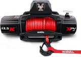 13,500-pound load capacity electric winch - 12-volt DC power supply, suitable for off-road trailer towing, dual-function wireless remote control image 2