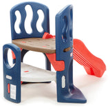 Hide & Slide Climber, Blue & Red - Climbing Toy and Slide for Kids Ages 2 to 6 image 2
