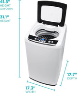 BLACK DECKER 0.9 Cu. Ft. Portable Washing Machine - 5 Wash Cycles image 2