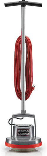 Commercial Orbiter Hard Floor Cleaner Machine, Multi-Purpose Floor Cleaning, Random Orbital Drive, Wide Cleaning Path, 50-Foot Long Cord, ORB550MC, Gray/Red-Oreck image 2