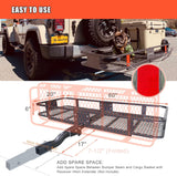 Roof Rack Carrier Basket Universal Rooftop 51" X 36" X 5" Waterproof Bag 15 Cubic Feet (44" 34" 17"), and Cargo Net with Attachment Hooks, Ratchet Straps image 4
