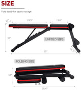 Adjustable Weight Bench Full Body Workout Multi-Purpose image 2