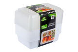 Cafe Express Rectangular Take Out Containers, 1.25-L, 15-pk