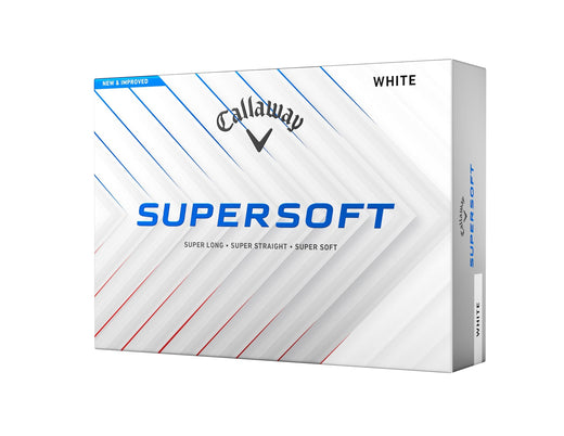 Callaway Golf SuperSoft Golf Balls, 2025 Version, White, 12-pk