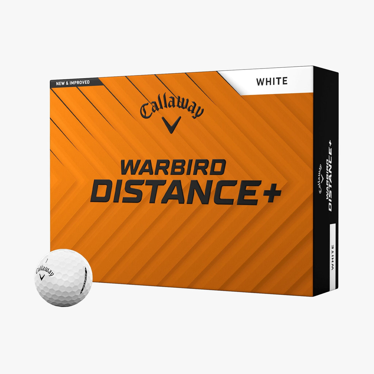 Callaway Warbirds Distance+ Golf Balls, White, 12-pk