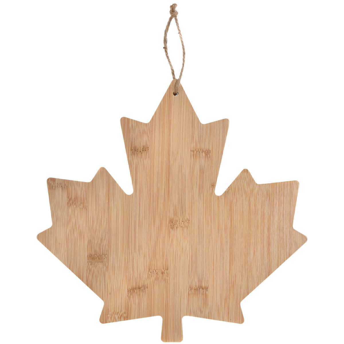 Canada Day Maple Leaf Wood Charcuterie Board, Tan