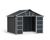 CANOPIA Multi-Function Polycarbonate Yukon Shed, 11x9-ft
