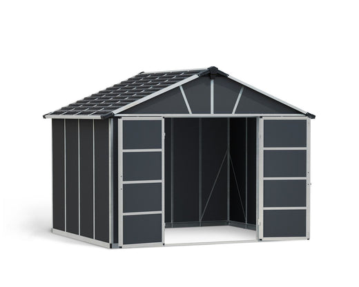 CANOPIA Multi-Function Polycarbonate Yukon Shed, 11x9-ft