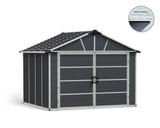 CANOPIA Multi-Function Polycarbonate Yukon Shed, 11x9-ft image 4