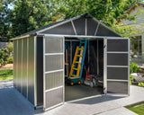 CANOPIA Multi-Function Polycarbonate Yukon Shed, 11x9-ft image 6