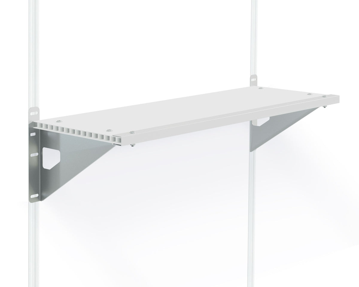 CANOPIA Polycarbonate Shelf Kit with Steel Brackets, 30-kg