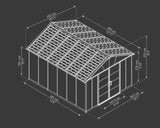 CANOPIA Yukon Multi-Function Polycarbonate Garage, 11x13-ft image 5