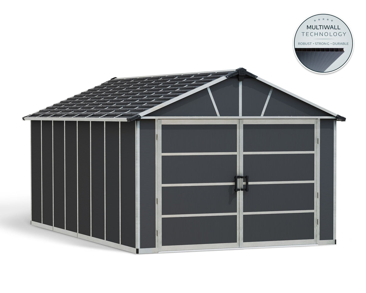 CANOPIA Yukon Multi-Function Polycarbonate Garage, 11x17-ft