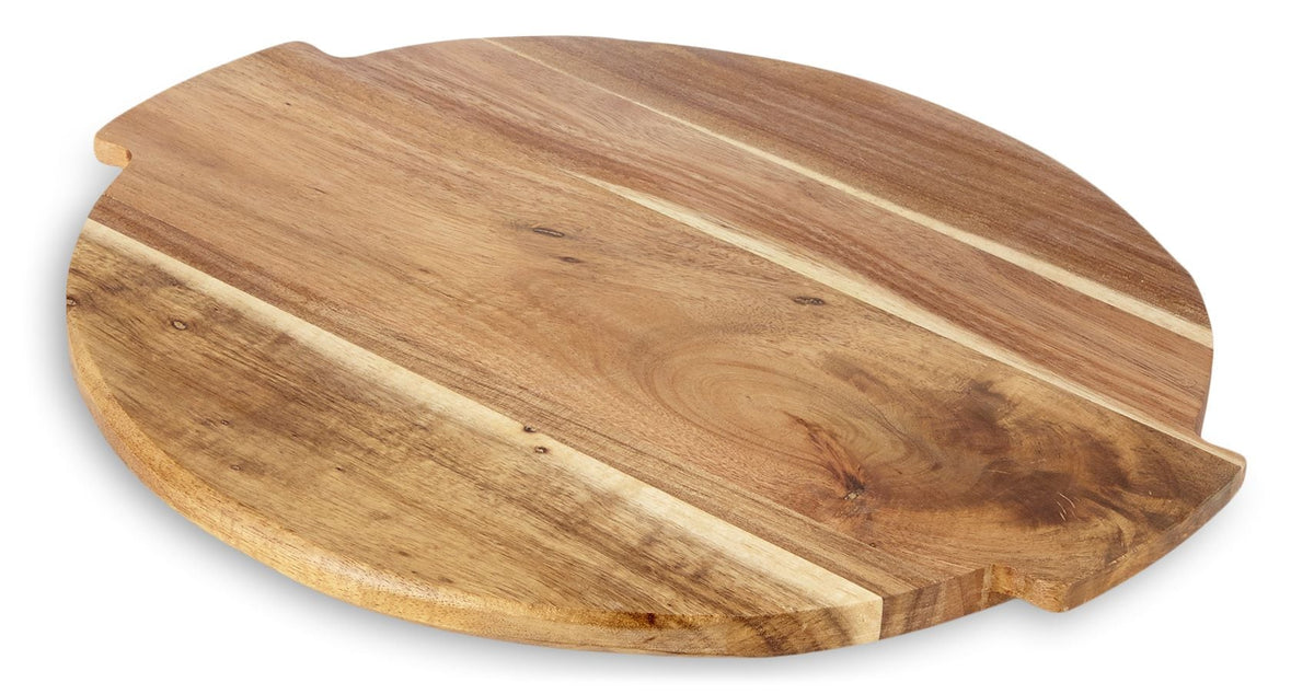 CANVAS Acacia Wood Lazy Susan Rotating Serving Board, 15-in x 14-in