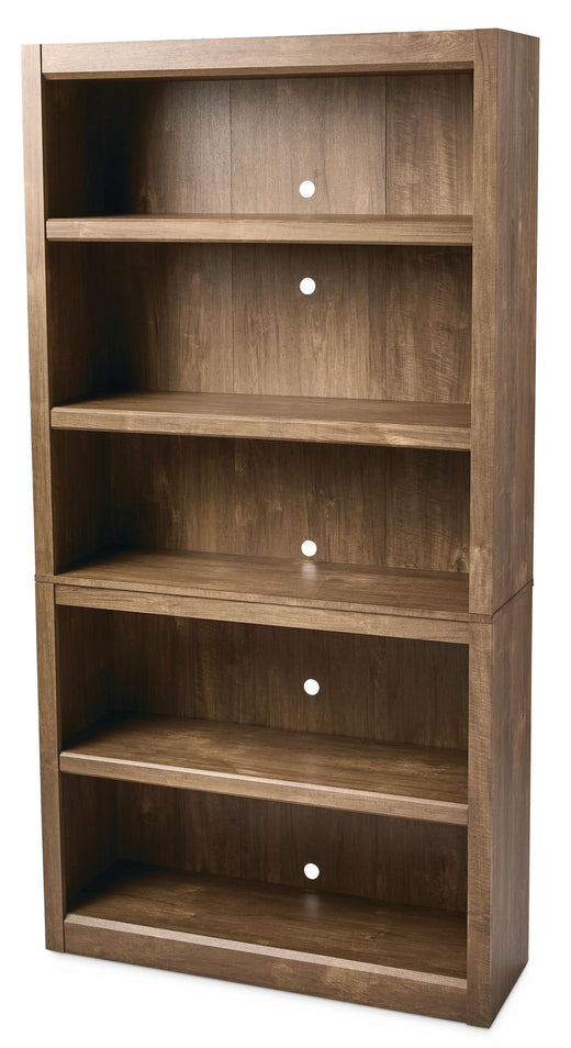 Canvas Adjustable 5-Shelf Bookcase/Bookshelf, Oak