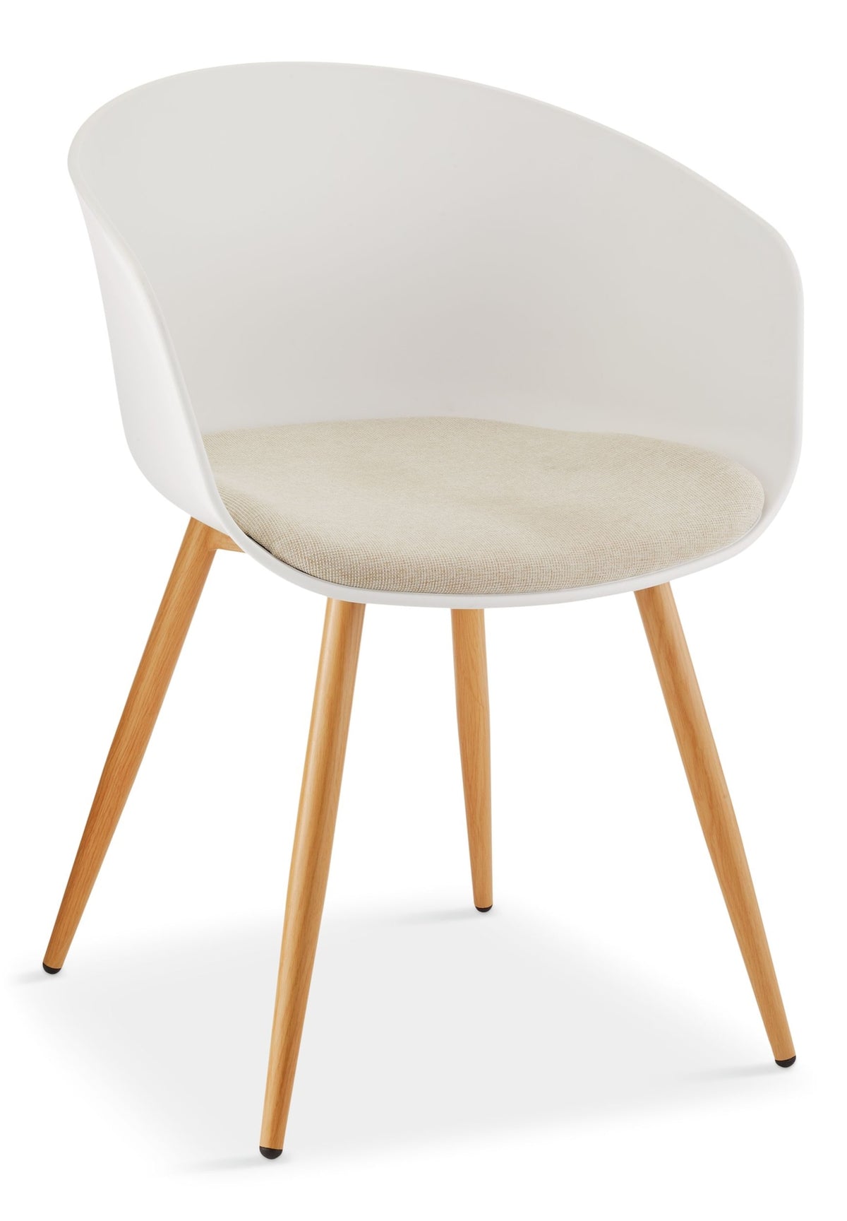 Canvas Andie Elegant & Modern Dining Chair, White