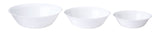 CANVAS Athena Opal Glass Serving Bowl Set, White, 3-pk