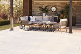 CANVAS Baffin All-Weather Wicker Outdoor/Patio Conversation Set with Custom Fit Cover image 7
