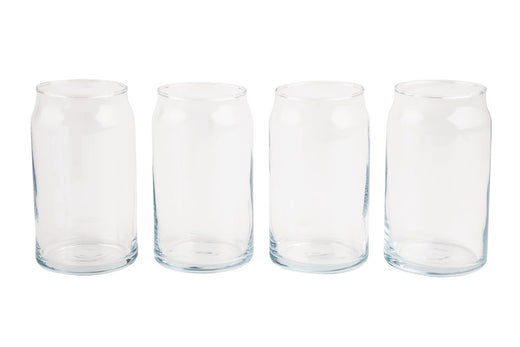 CANVAS Beer Can Glasses, 480-mL, 4-pc