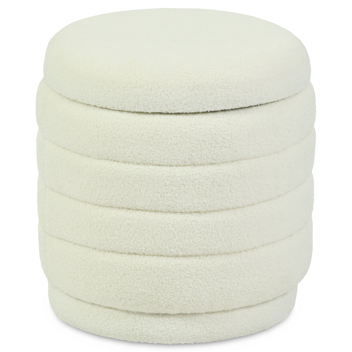 Canvas Belville Ottoman, Creme