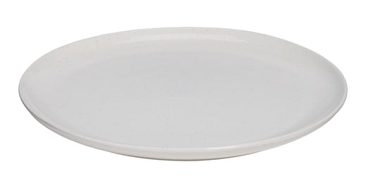 CANVAS Bettina Glossy Stoneware Dinner Plate, 1-pc, White Speckle