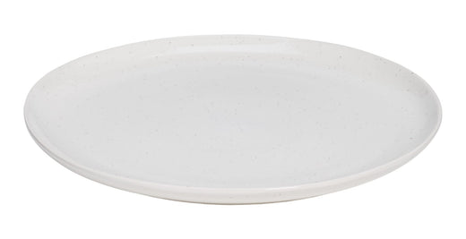 CANVAS Bettina Glossy Stoneware Salad Plate, 1-pc, White Speckle