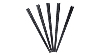 CANVAS Black Dishwasher Safe Chopsticks, Serves 5, 10-pc