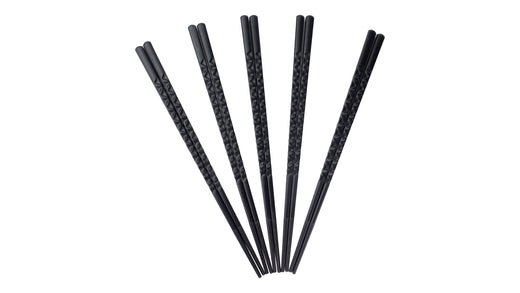 CANVAS Black Dishwasher Safe Chopsticks, Serves 5, 10-pc