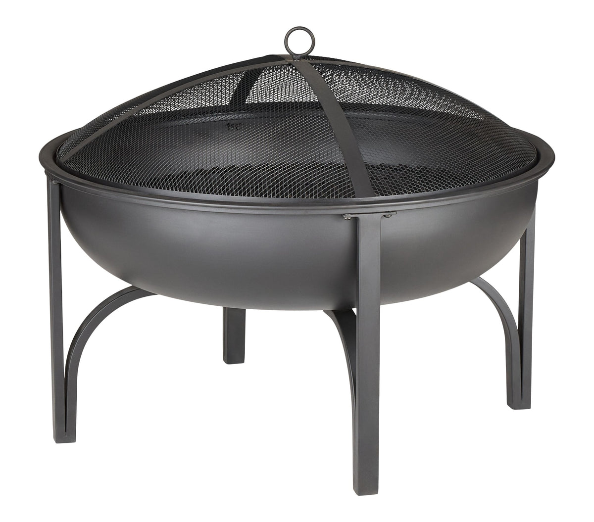 CANVAS Blairmore Outdoor Wood Burning Fire Pit, 29-in, Black