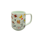 CANVAS Breakfast Suite Stoneware Mug, Green, 18-oz