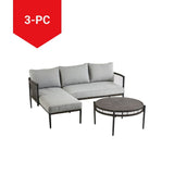 CANVAS Brooks Outdoor Patio Sectional Set, 3-pc, Water/Stain/Fade-Resistant Cushions image 8