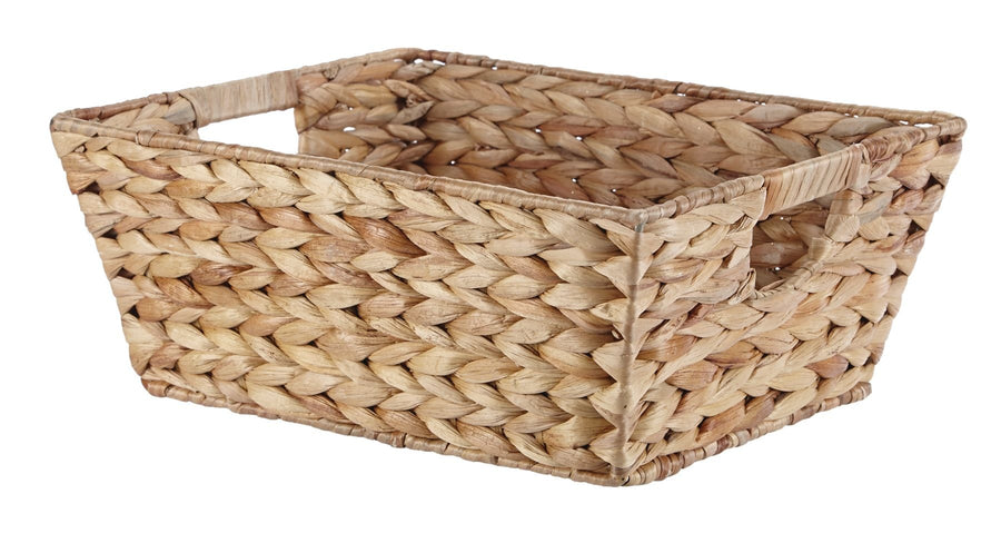 CANVAS Brynn Rectangular Hand Woven Storage Basket, 14.5 x 11.8 x 5.9-in