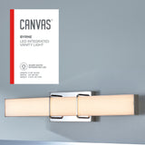 CANVAS Byrne LED Vanity Light Fixture, Polished Nickel image 2