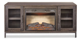 CANVAS Canmore Media Console Electric Fireplace TV Stand with Fireplace, 54-in, 1400W, Brown