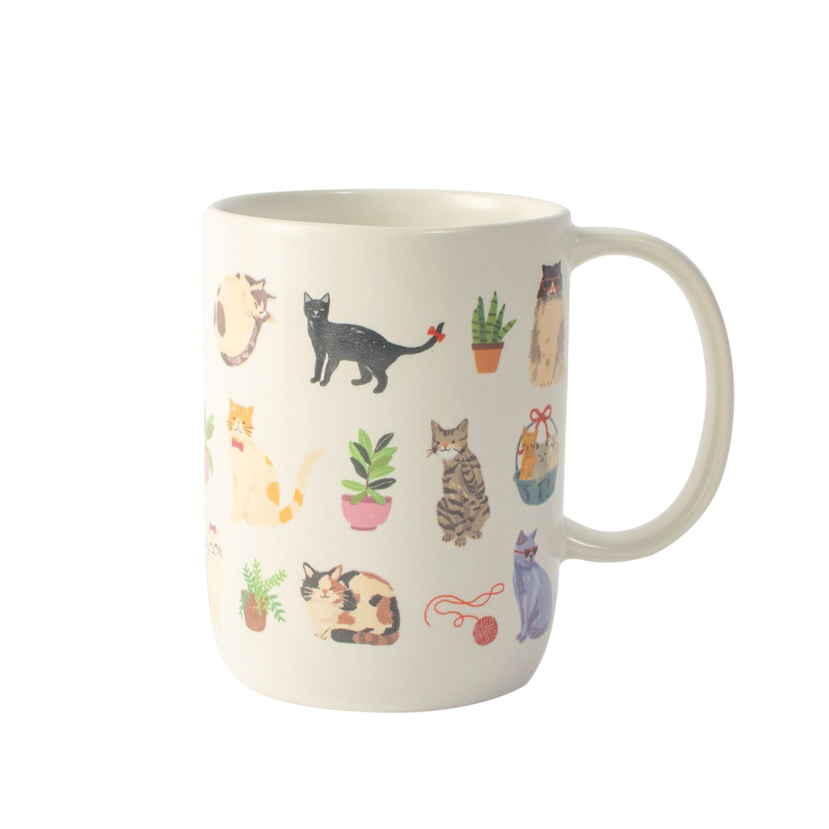 CANVAS Cat Stoneware Mug, 16-oz