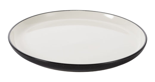 CANVAS Catalone Dinner Plate, 1-pc, Black/White