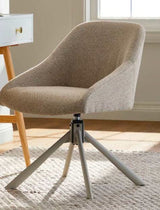 CANVAS Chester Swivel Office Chair, Greige image 5