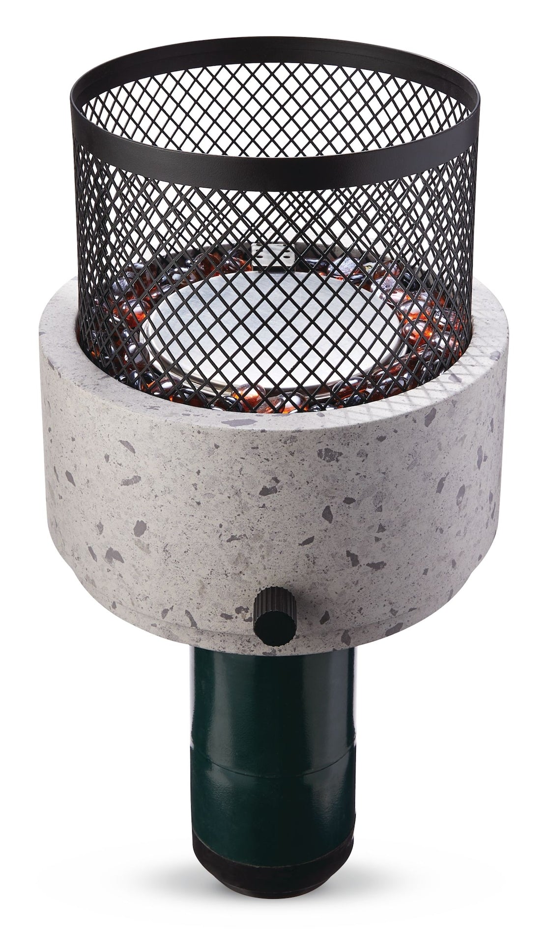 CANVAS Cinder Round Outdoor Tabletop Gas Fire Pit, 11,000 BTU