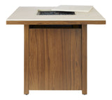 CANVAS Clarke LP Gas Outdoor Fire Table, 40,000 BTUs, 30-in, Brown image 3