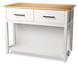 Canvas Conrich Kitchen Island, White