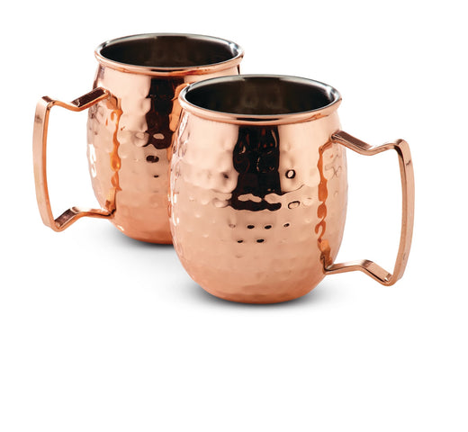 CANVAS Copper-Plated Stainless Steel Mug Set, 15-oz, 2-pc
