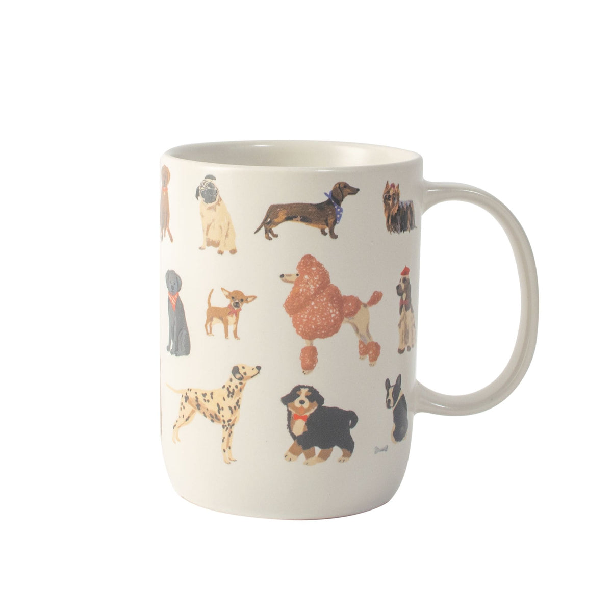 CANVAS Dog Stoneware Mug, 16-oz