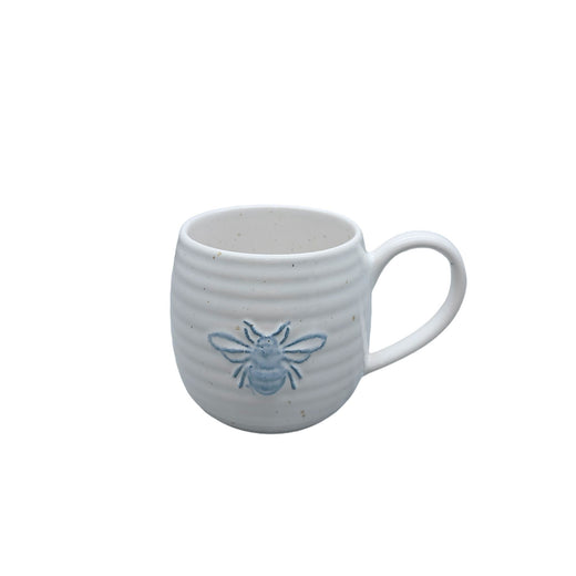 CANVAS Durable Stoneware Bee Mug, White, 14-oz