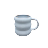 CANVAS Durable Stoneware Ripple Mug, White, 14-oz