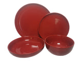 CANVAS Edenhill Farmhouse Bistro Stoneware Dinnerware Set, Serves 4, 16-pc, Red image 2