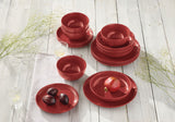 CANVAS Edenhill Farmhouse Bistro Stoneware Dinnerware Set, Serves 4, 16-pc, Red image 7