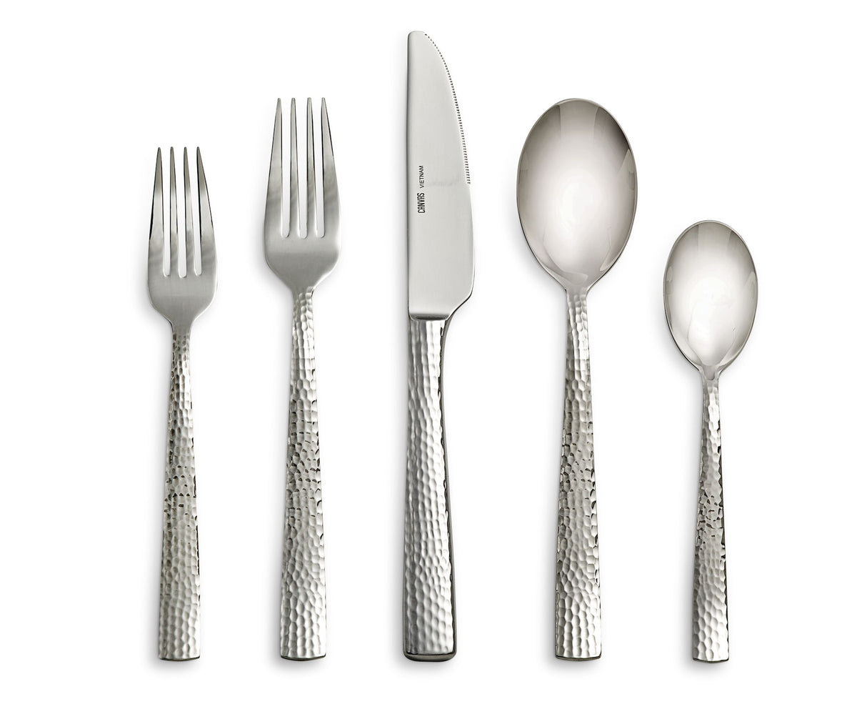 CANVAS Ellice Stainless Steel Flatware Set, Serves 4, 20-pc
